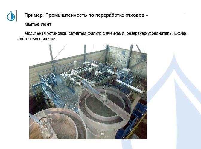 Переработка отходов - Мытье лент