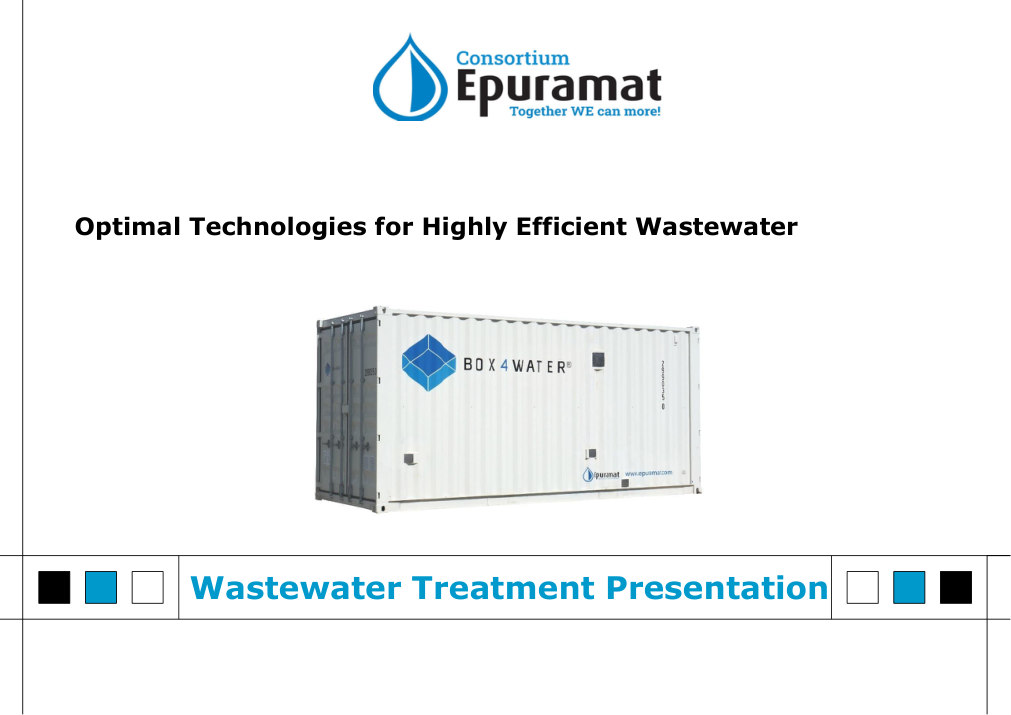 Efficient wastewater treatment